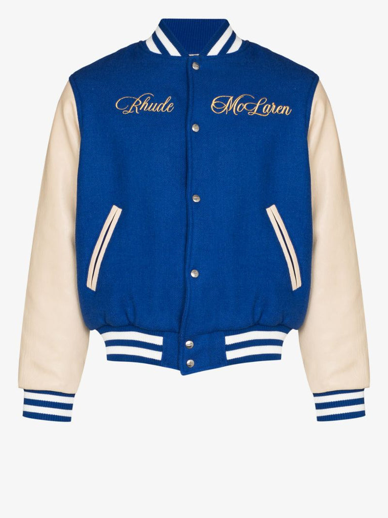 X Mclaren Varsity Bomber Jacket