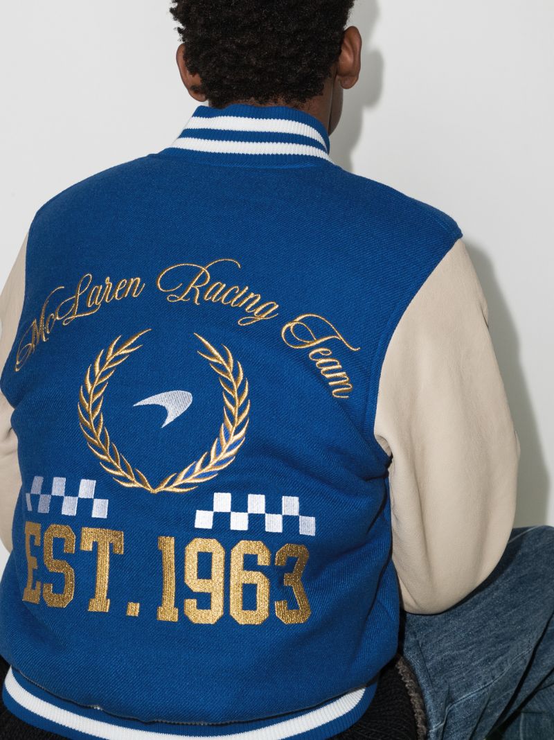 X Mclaren Varsity Bomber Jacket