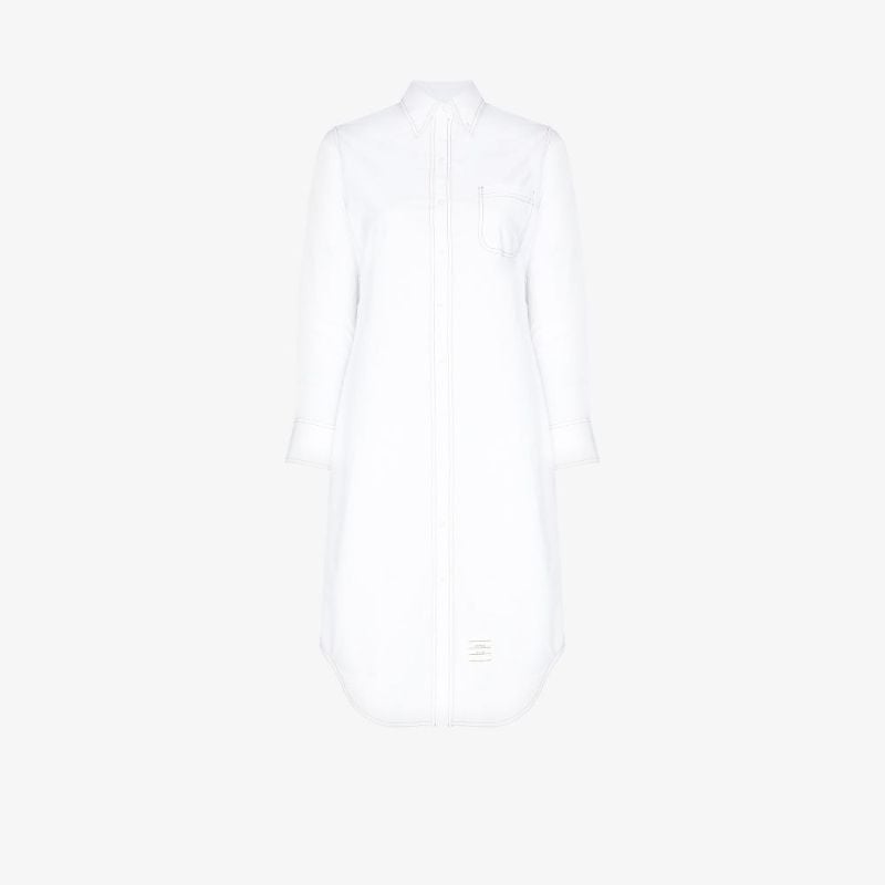 Cotton Oxford Shirt Dress