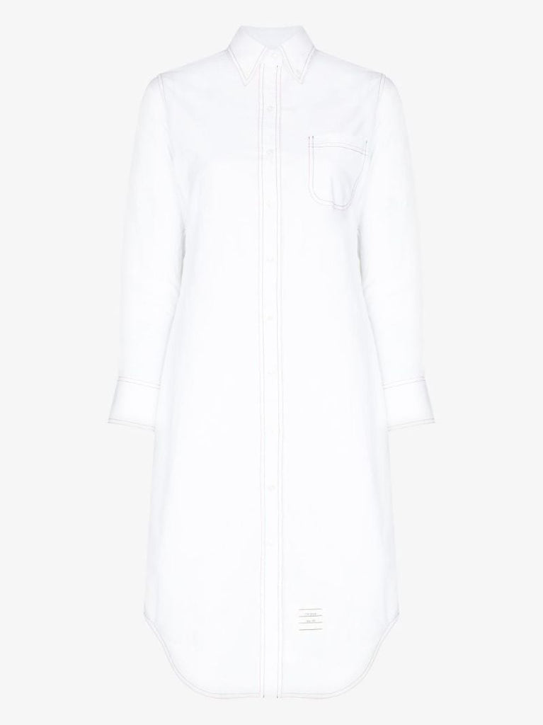 Cotton Oxford Shirt Dress
