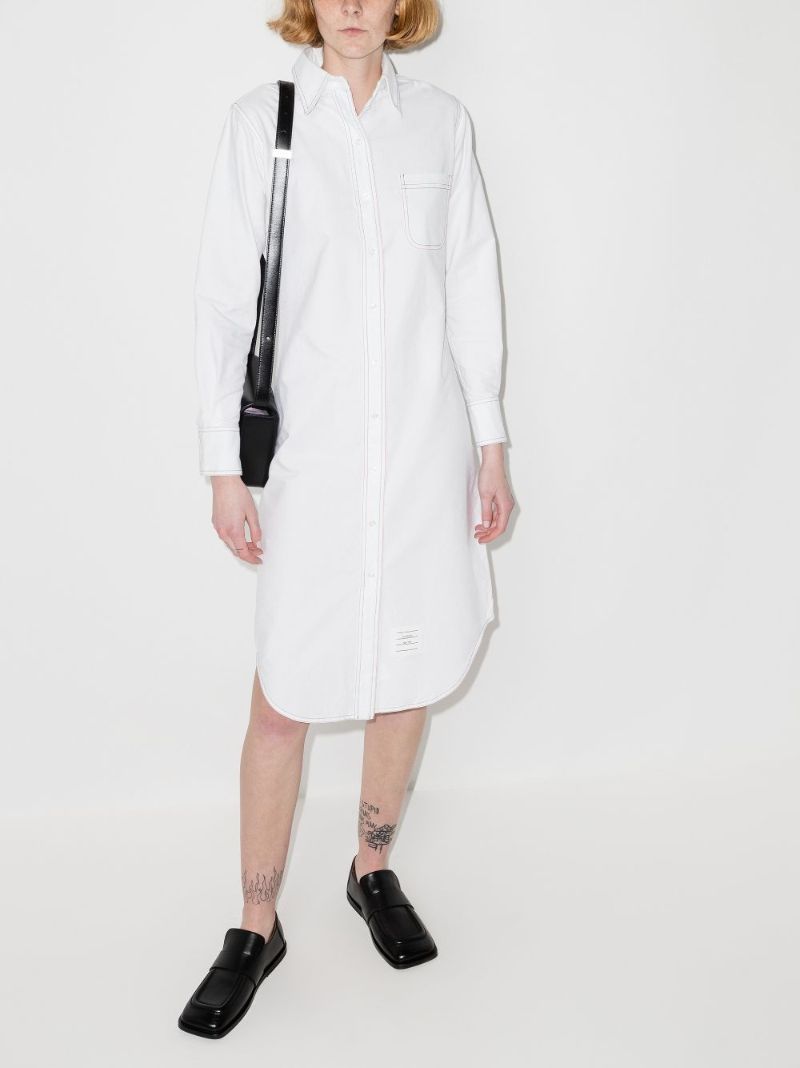 Cotton Oxford Shirt Dress