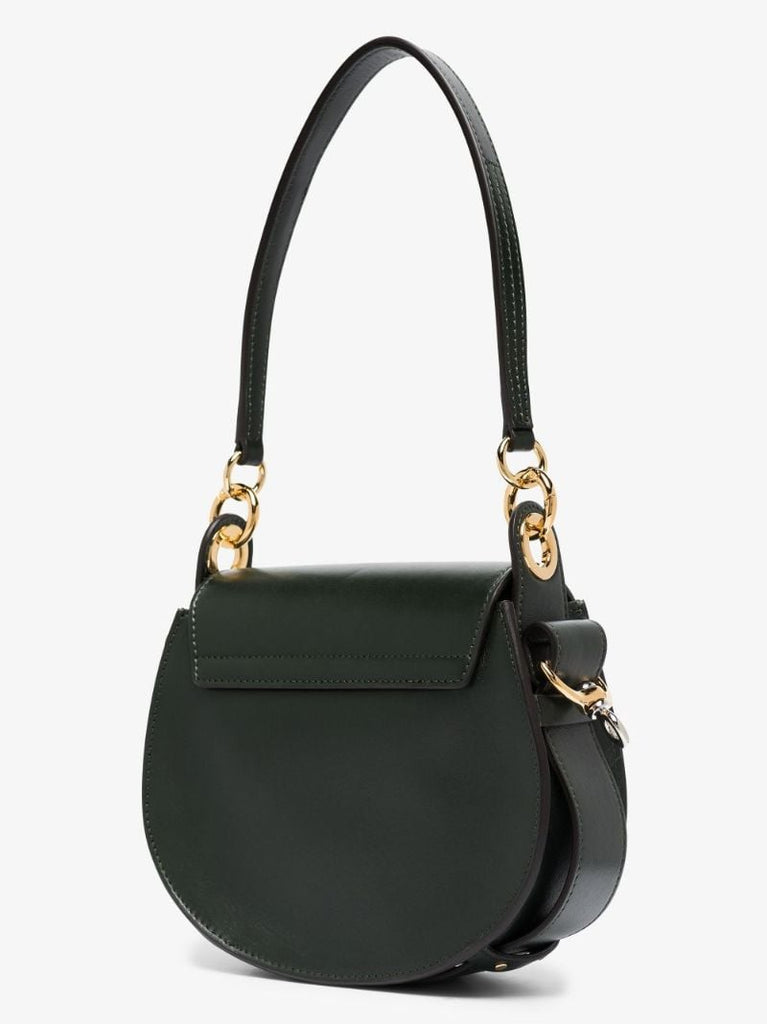 Green Tess Small Leather Cross Body Bag
