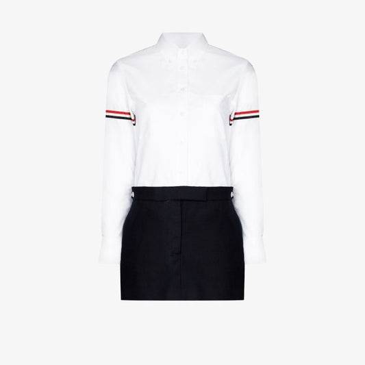 Stripe Detail Mini Dress