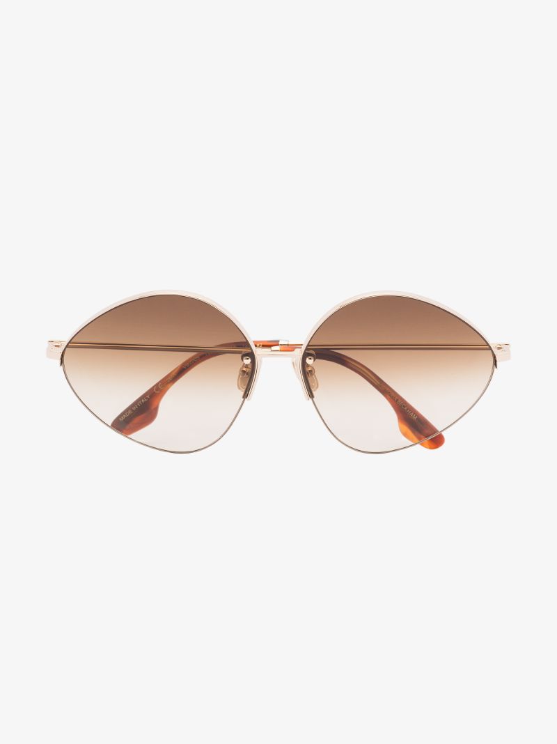 Brown Round Sunglasses