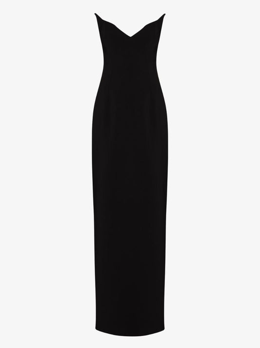 Plunging Neckline Gown