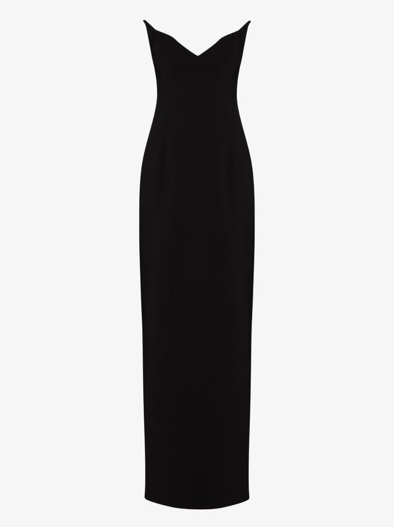Plunging Neckline Gown