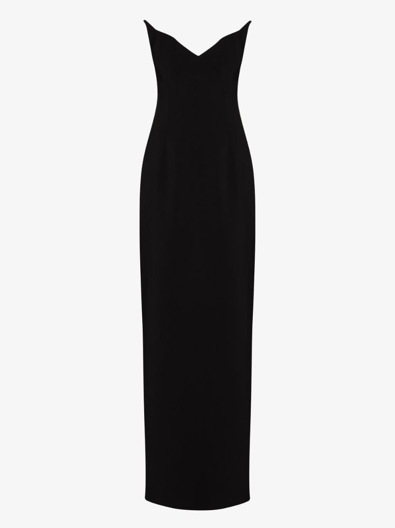 Plunging Neckline Gown