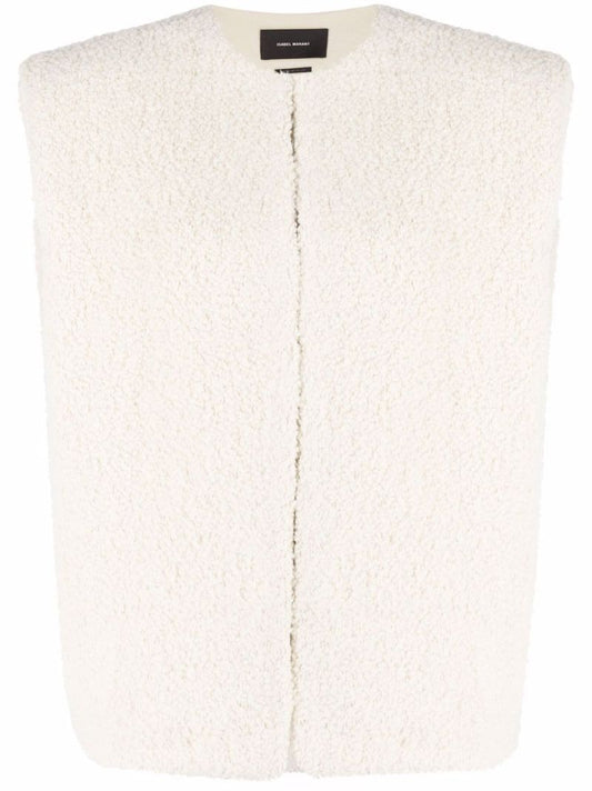 Neutral Gwendalia Sleeveless Jacket
