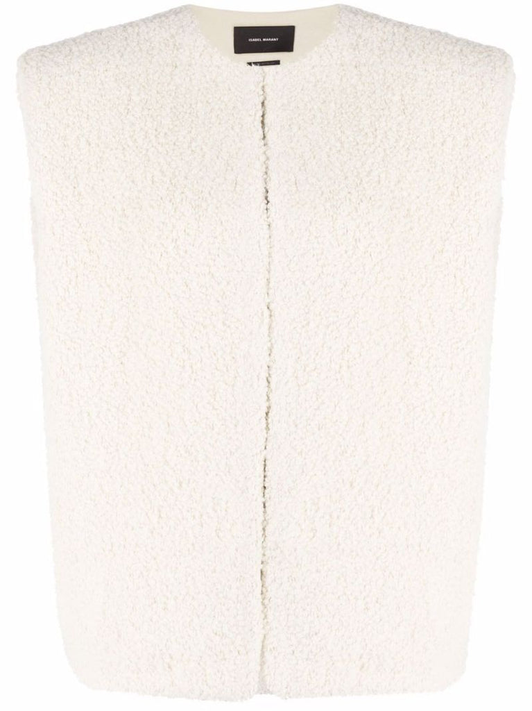 Neutral Gwendalia Sleeveless Jacket