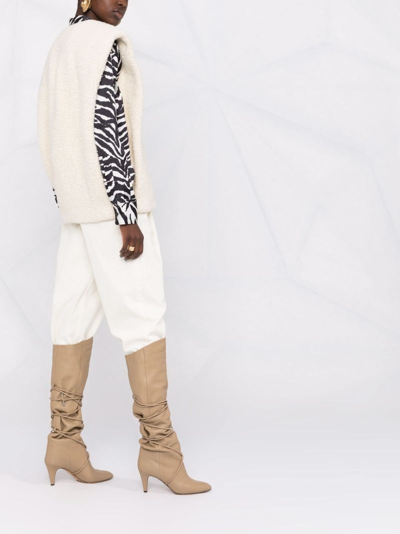 Neutral Gwendalia Sleeveless Jacket