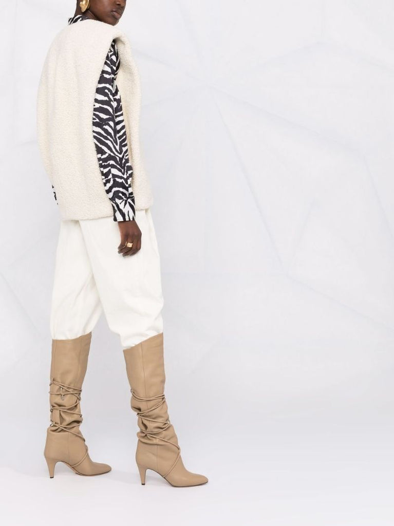 Neutral Gwendalia Sleeveless Jacket