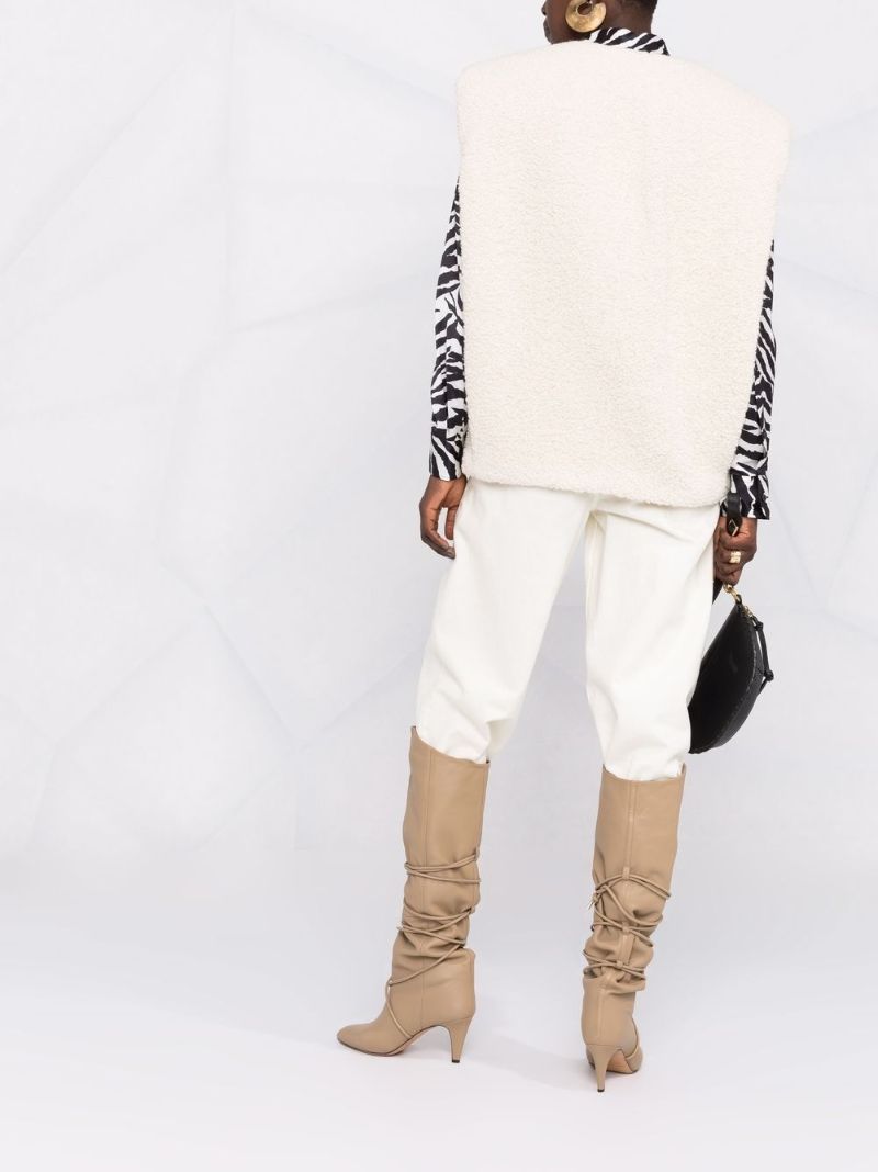 Neutral Gwendalia Sleeveless Jacket
