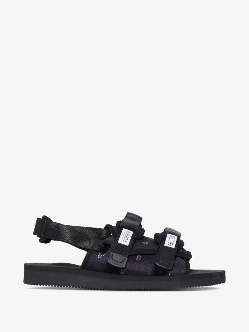 X Neighborhood Black Moto-2nh Sandals