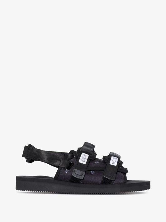 X Neighborhood Black Moto-2nh Sandals