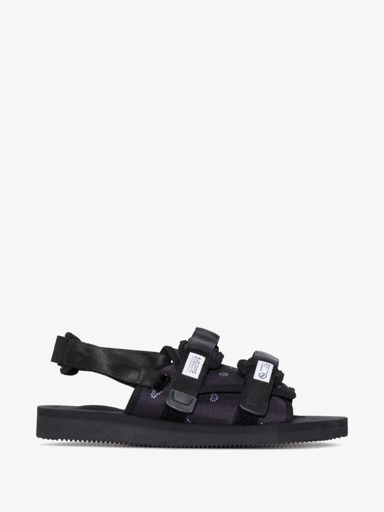 X Neighborhood Black Moto-2nh Sandals