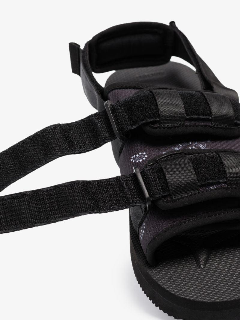 X Neighborhood Black Moto-2nh Sandals
