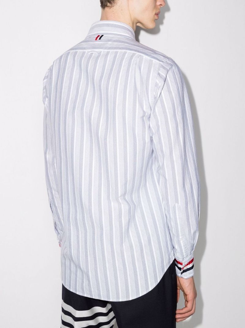 Striped Cotton Oxford Shirt
