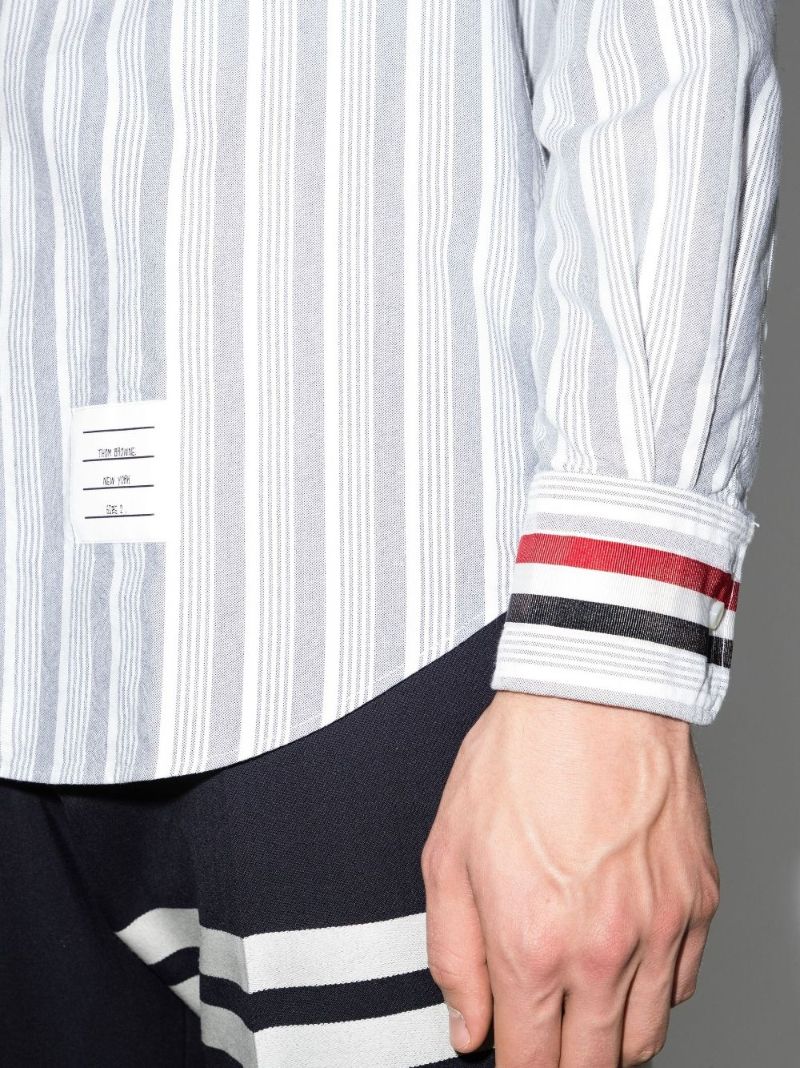 Striped Cotton Oxford Shirt