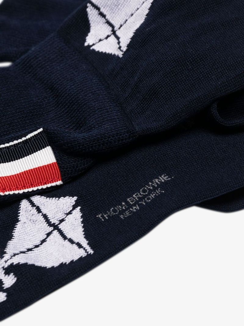 Blue Kite Icon Socks