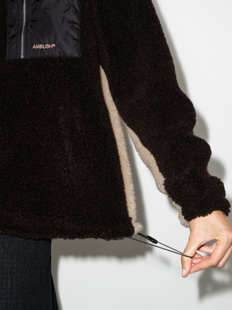 Colour Block Fleece Jacket