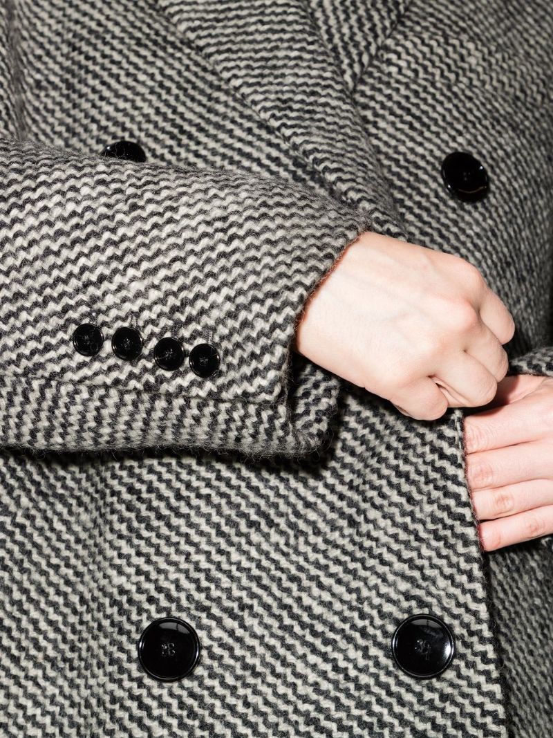Lojimiko Double-breasted Virgin Wool Coat