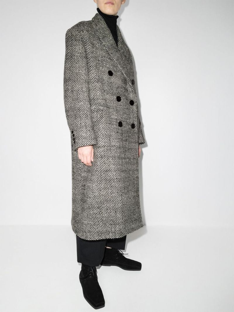 Lojimiko Double-breasted Virgin Wool Coat