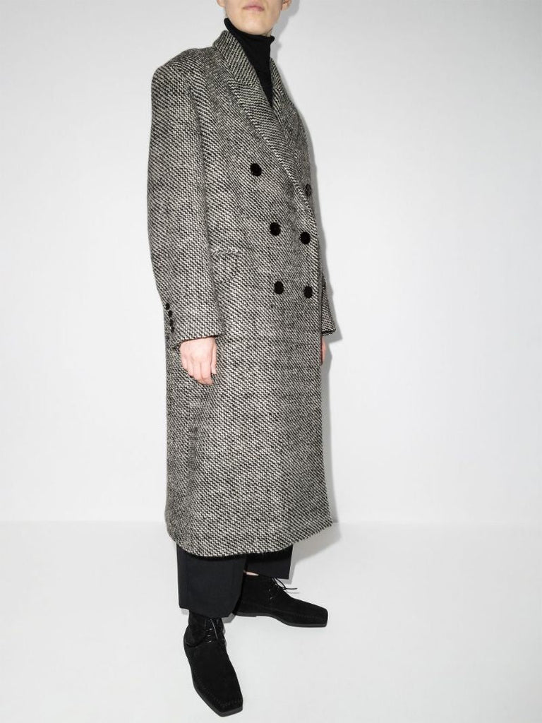 Lojimiko Double-breasted Virgin Wool Coat