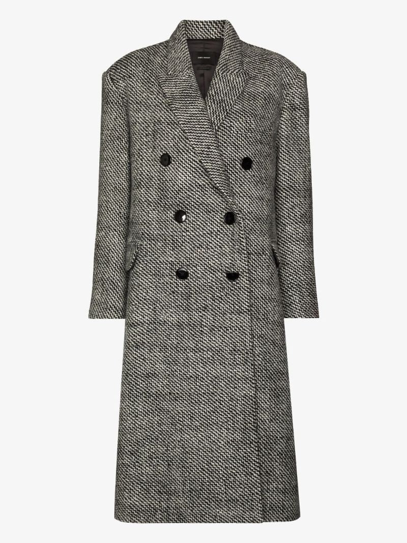 Lojimiko Double-breasted Virgin Wool Coat