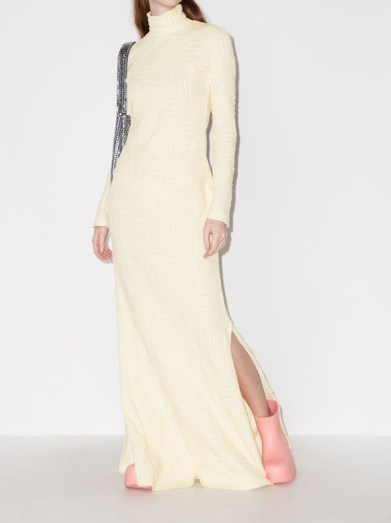 Jacquard Turtleneck Dress