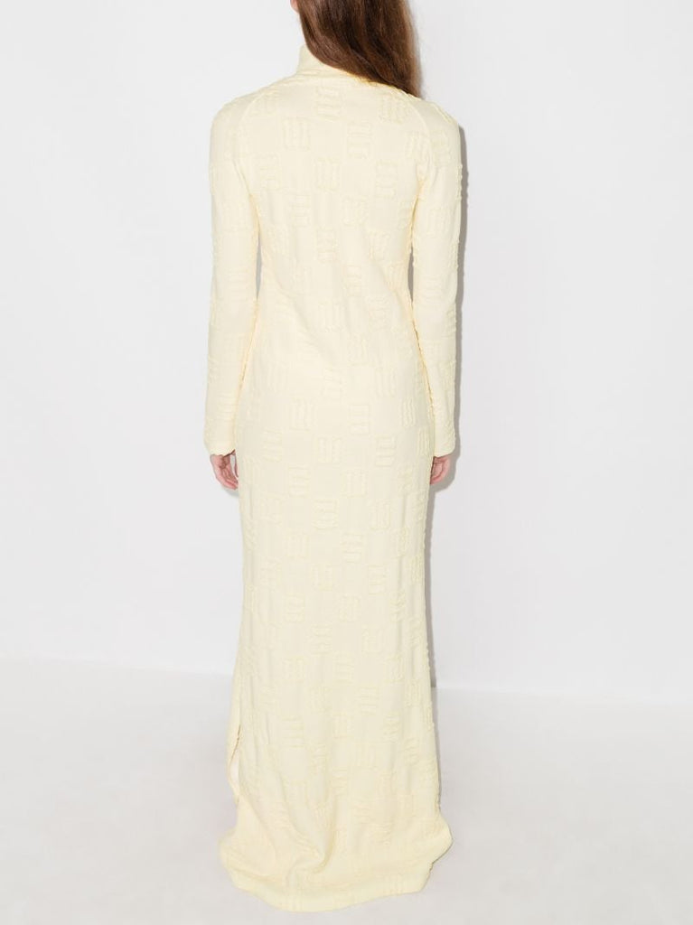 Jacquard Turtleneck Dress