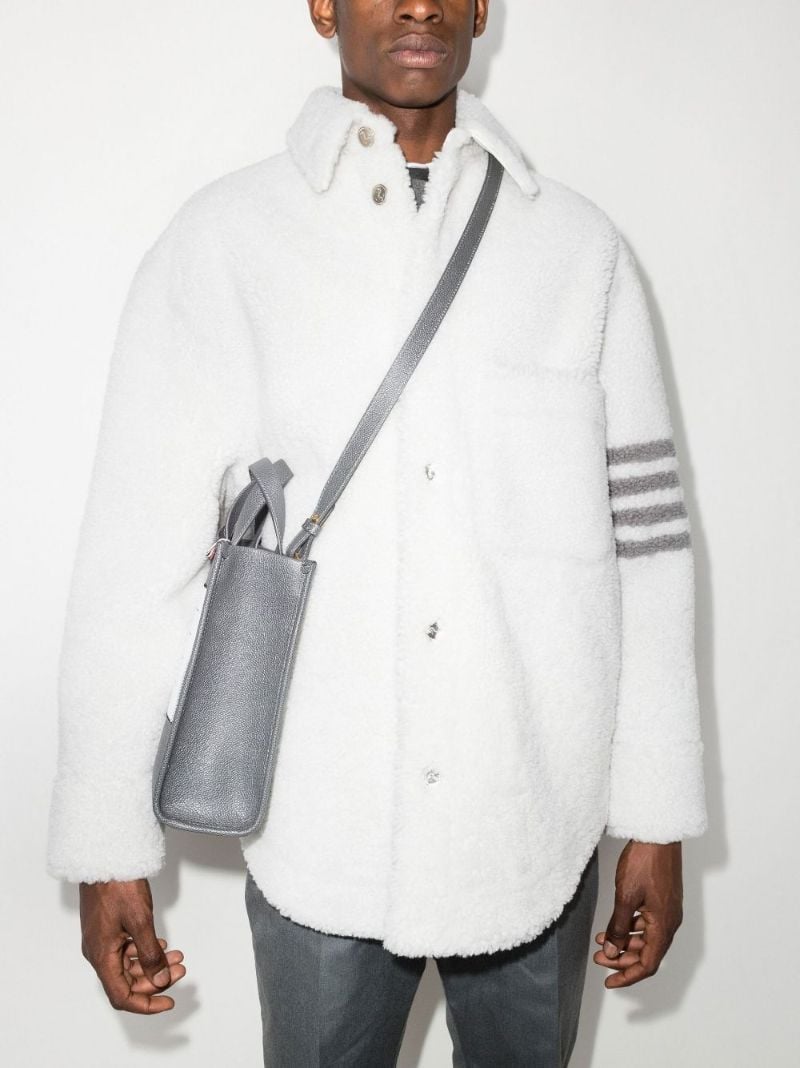 4-bar Shearling Shirt Jacket