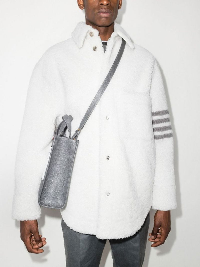 4-bar Shearling Shirt Jacket