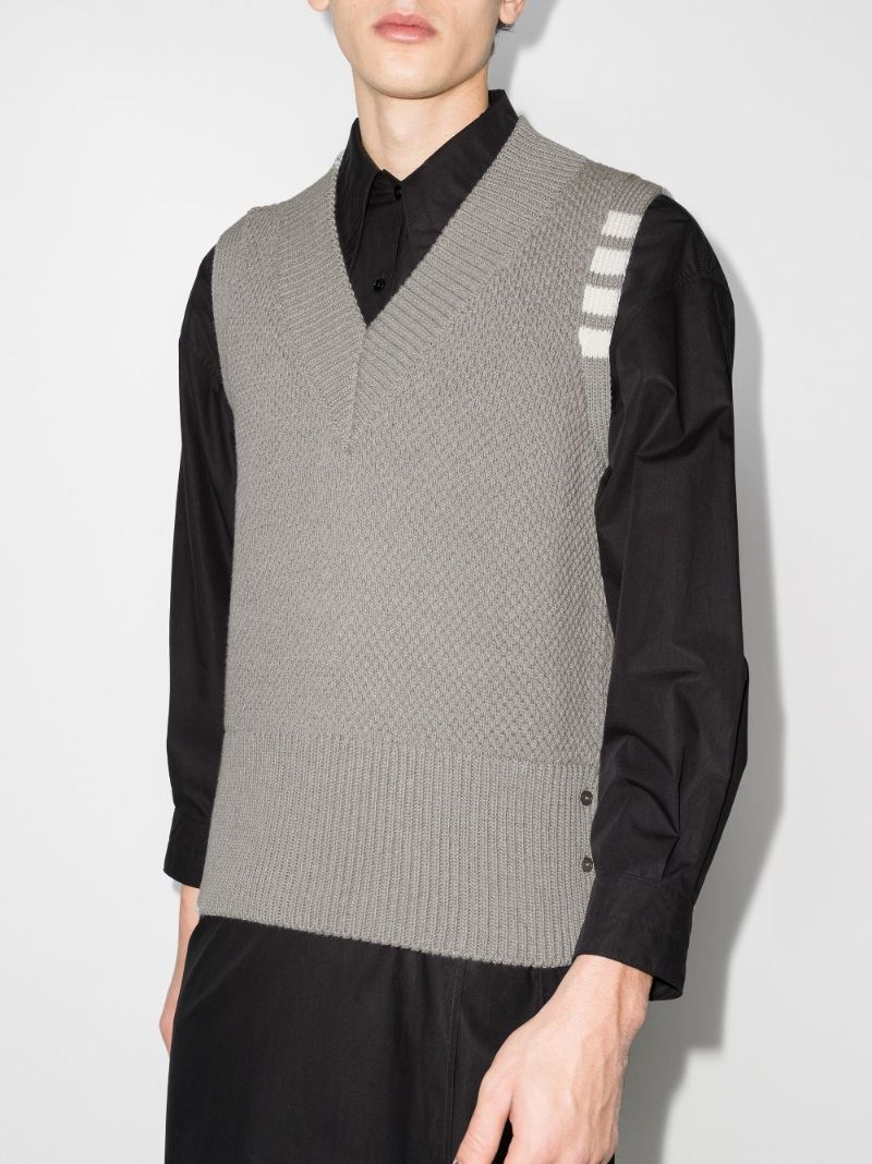 4-bar Stripe Sweater Vest