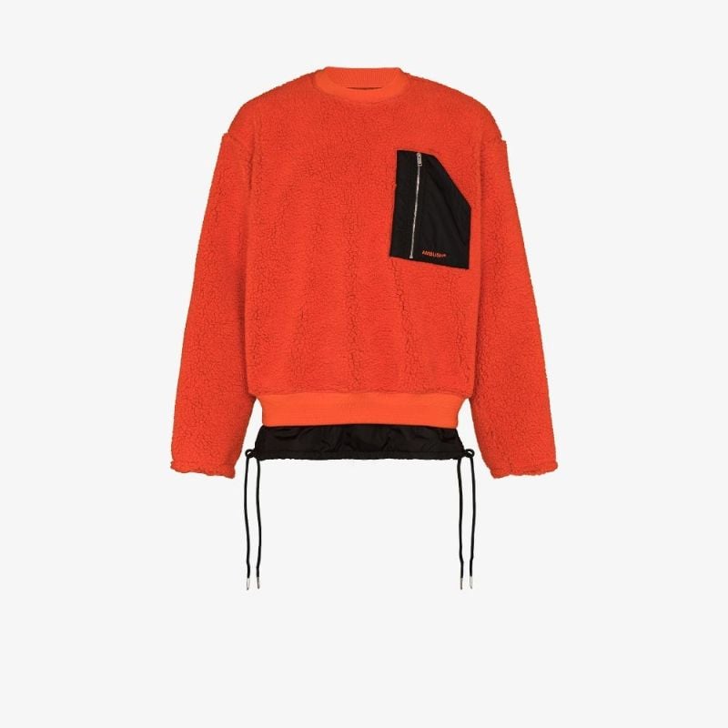 Chest Pocket Fleece Sweatshirt