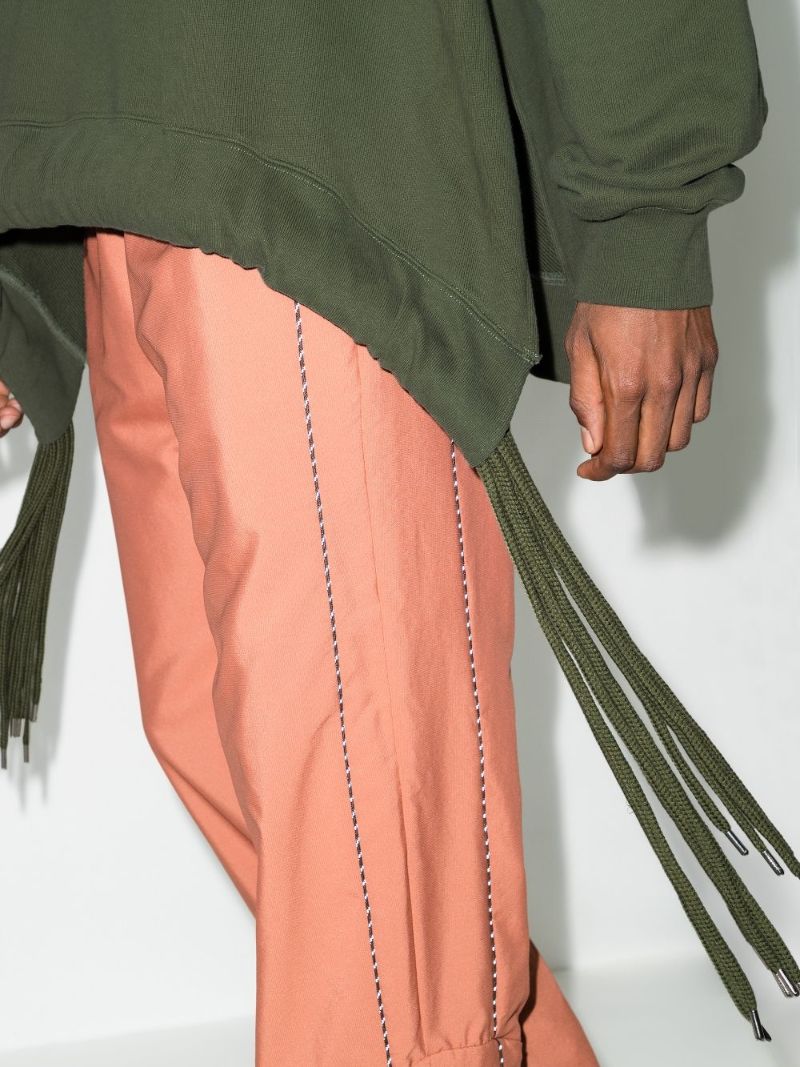 Drawstring Cotton Sweatshirt