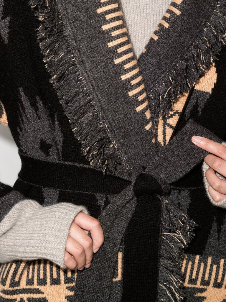 Icon Belted-waist Cardigan