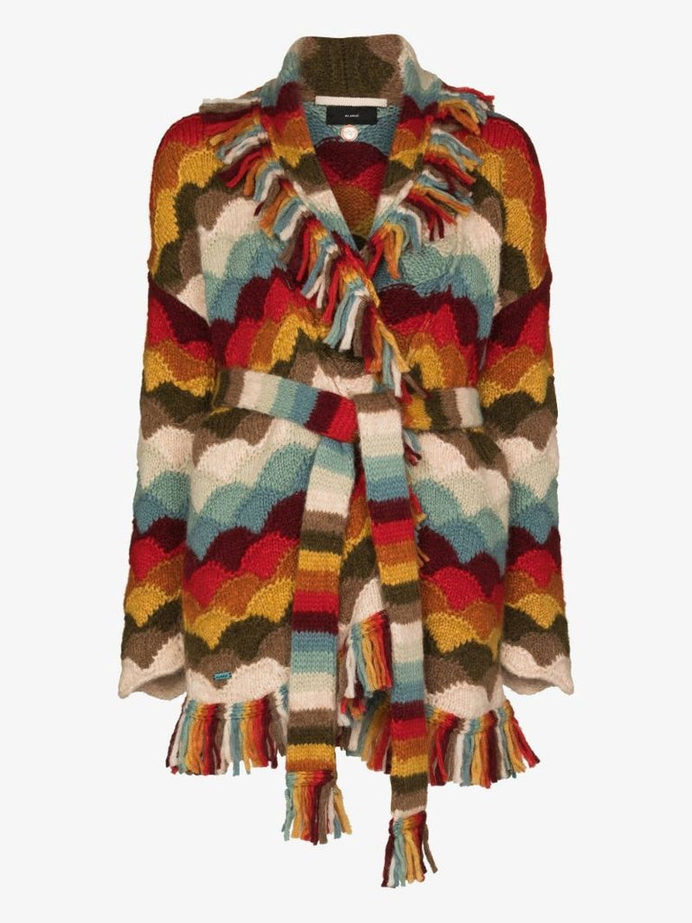 Rainbow Tie Fastening Cardigan