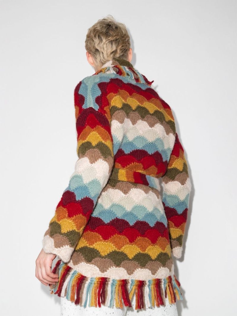 Rainbow Tie Fastening Cardigan