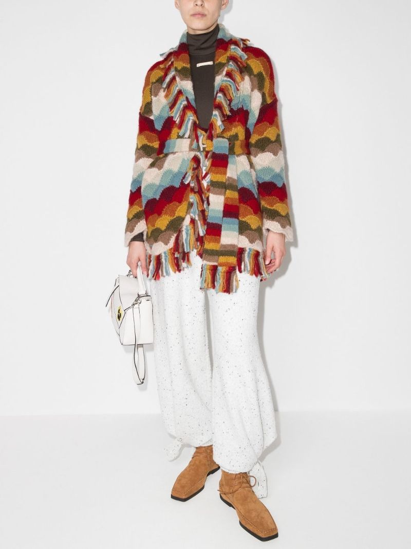 Rainbow Tie Fastening Cardigan