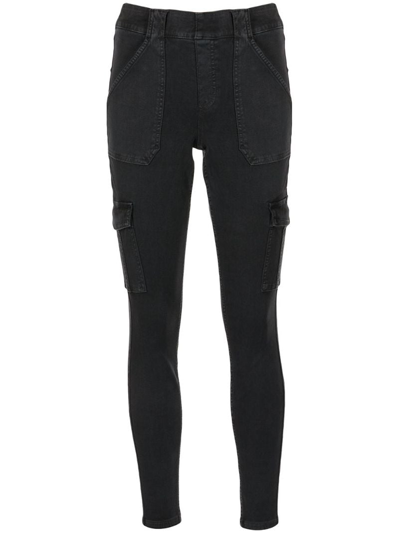 Black Twill Cargo Pants