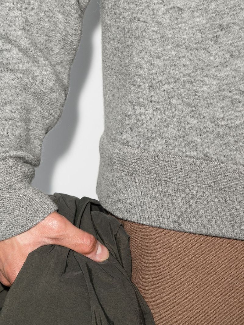 MÃ_x0083_Â©lange-effect Crew-neck Sweatshirt