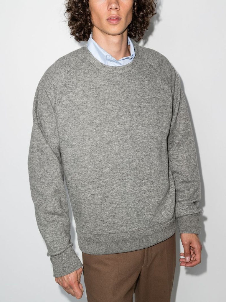 MÃ_x0083_Â©lange-effect Crew-neck Sweatshirt