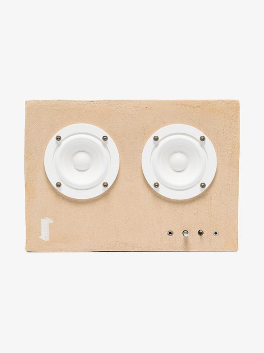 Neutral Small Stoneware Speaker