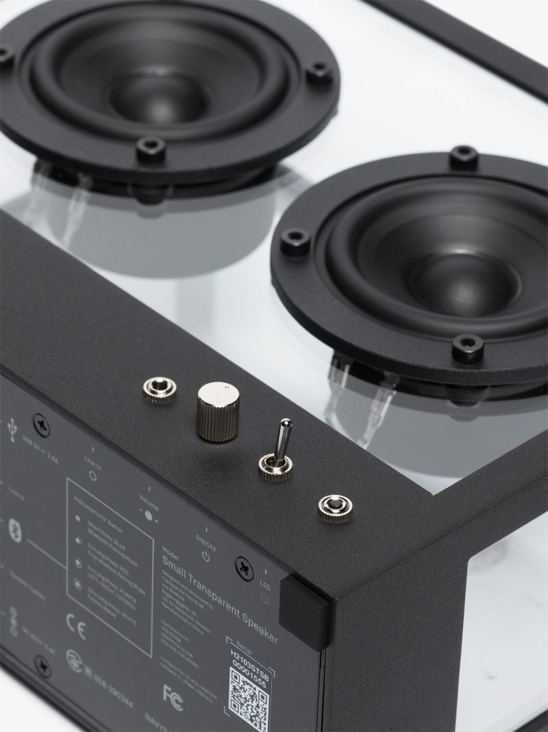Black Small Transparent Speaker
