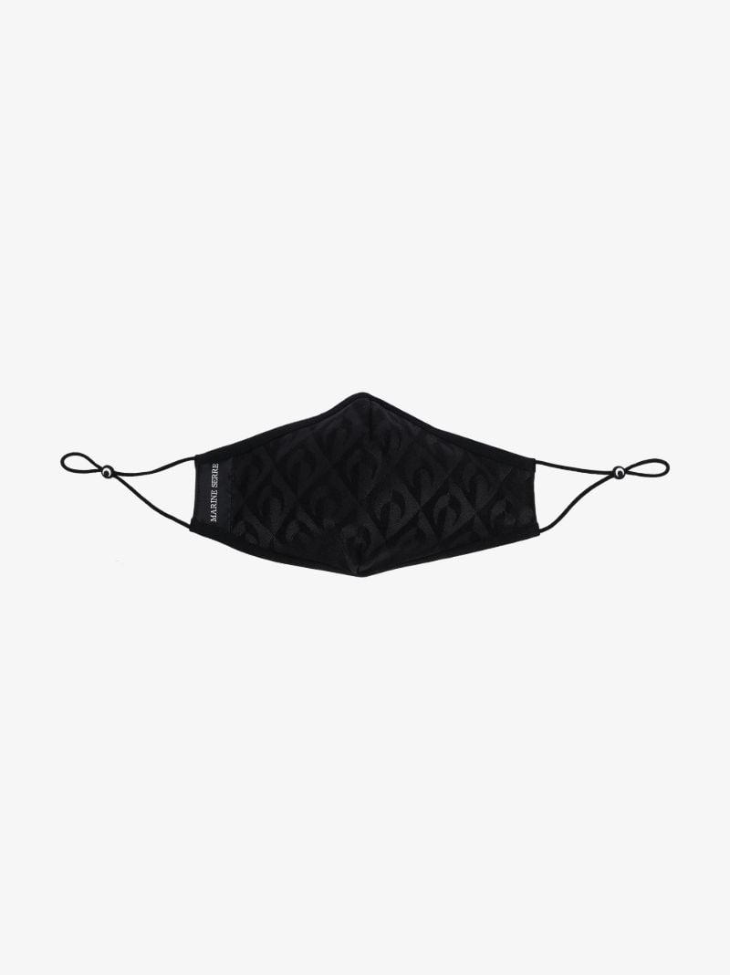 Black Moon Lozenge Face Mask