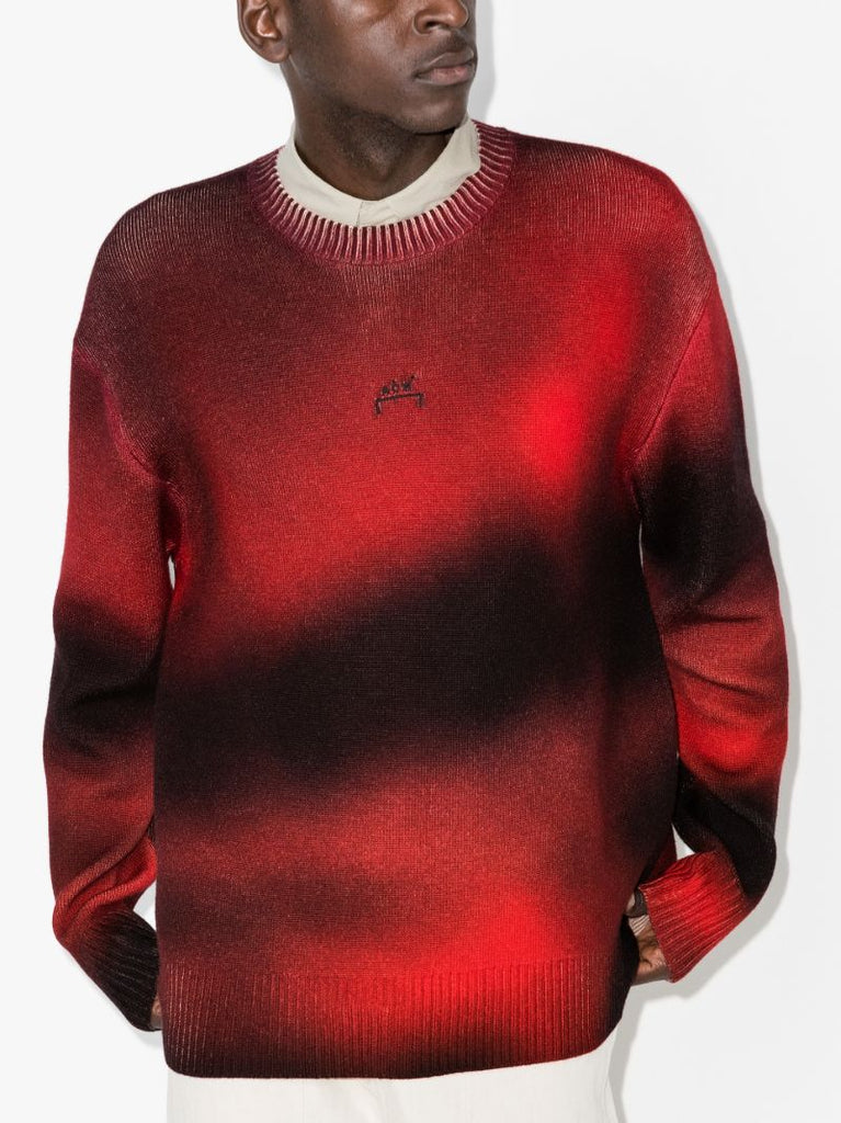 Digital Print Wool Sweater