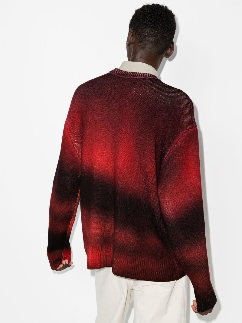 Digital Print Wool Sweater