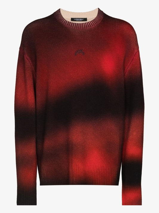 Digital Print Wool Sweater