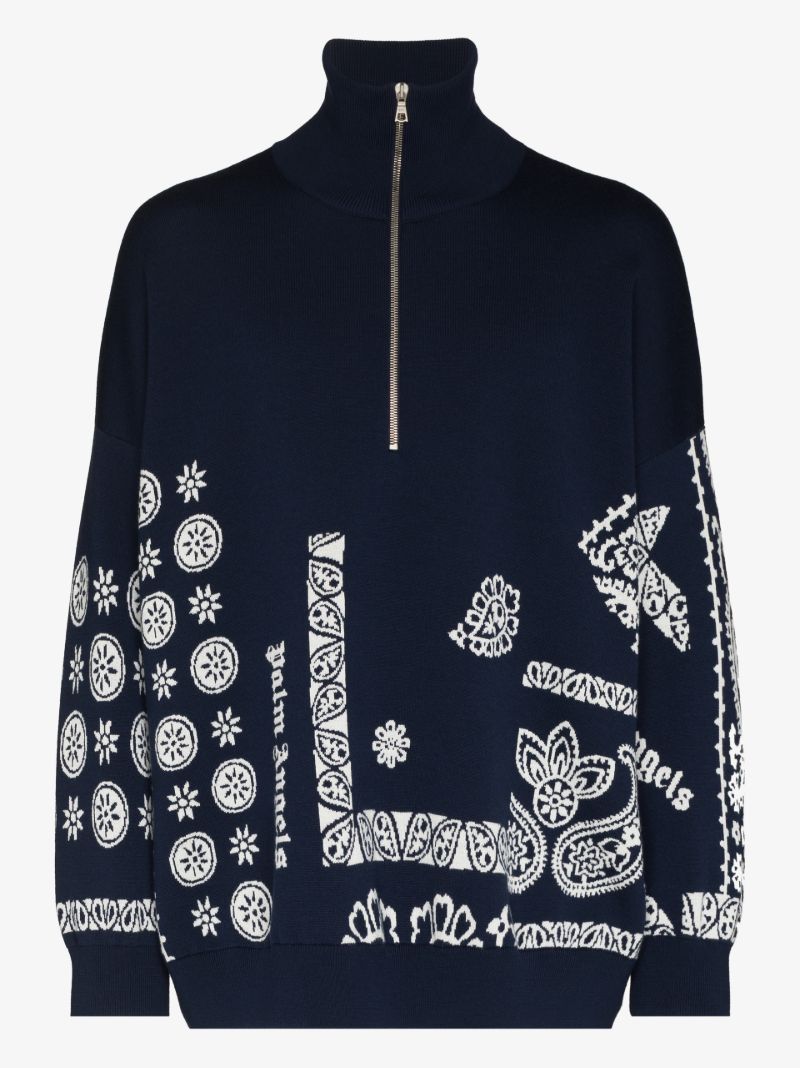Bandana Pattern Sweater