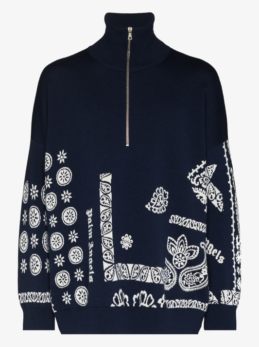 Bandana Pattern Sweater